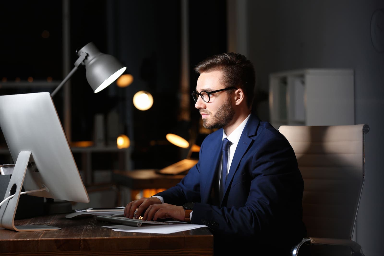 Two business owners reviewing strategy together