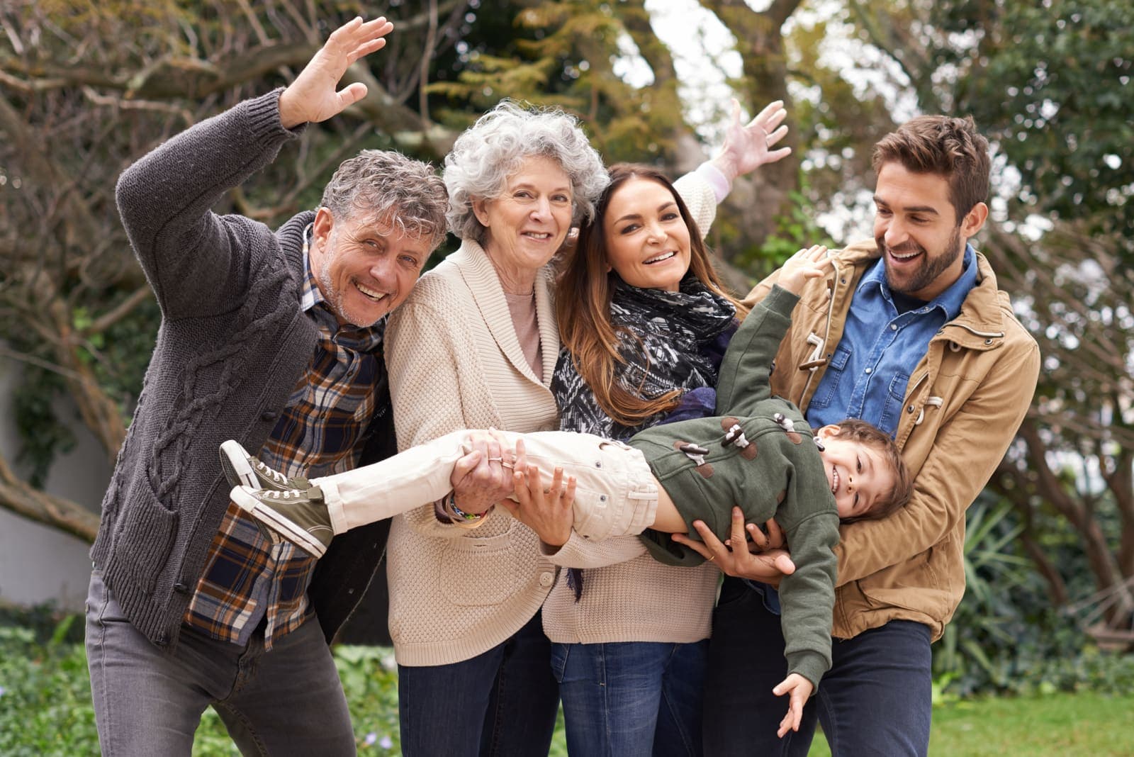 A multi-generation family an advanced trust supports