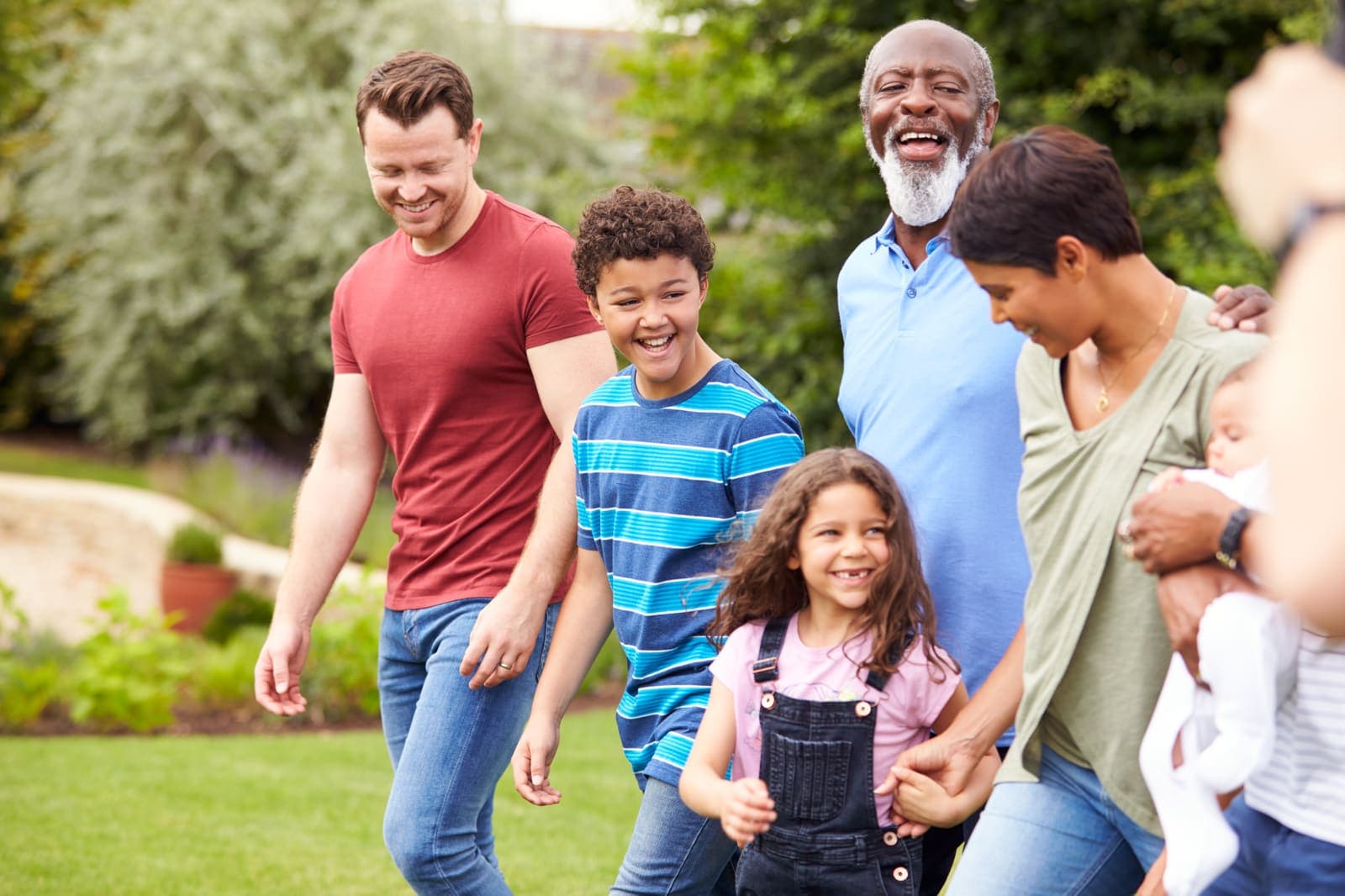 An Ohio family reviewing their estate planning checklist together