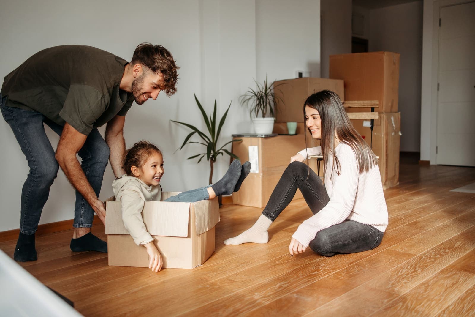 A family moving into the Ohio home they just closed on