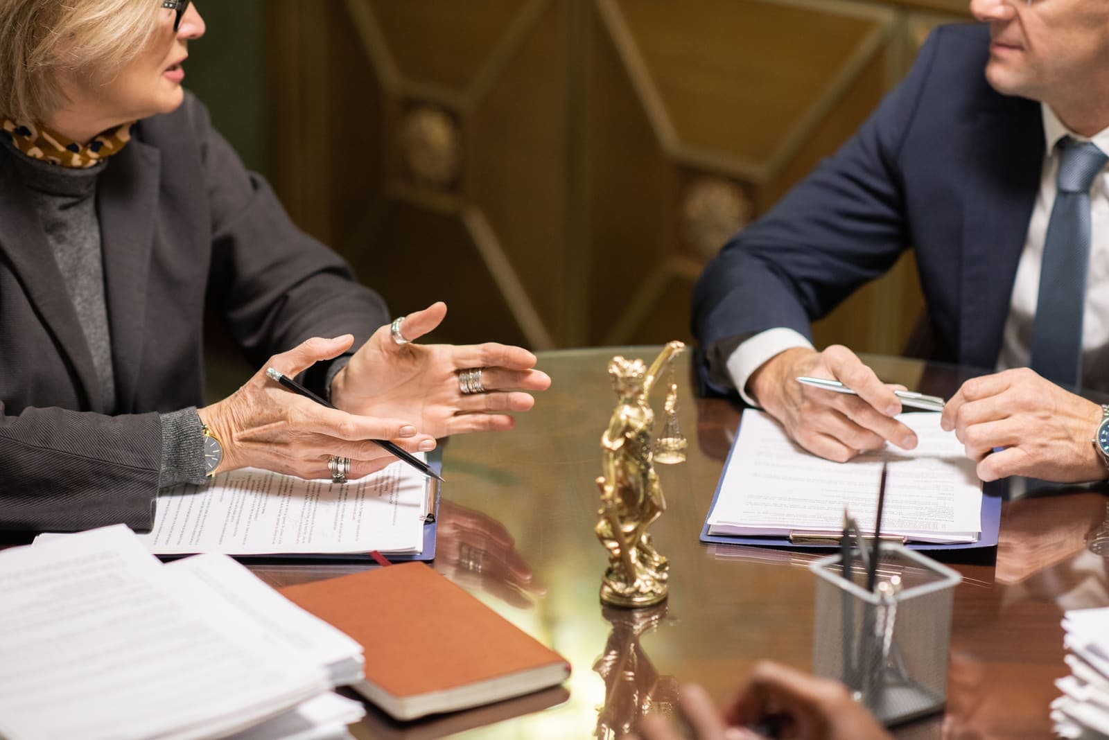 Reviewing financials and contracts during due diligence