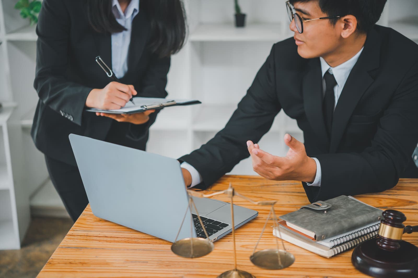 Counsel reviewing a company's compliance position