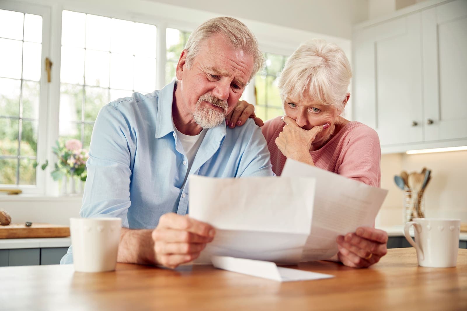 A couple putting their healthcare wishes in writing