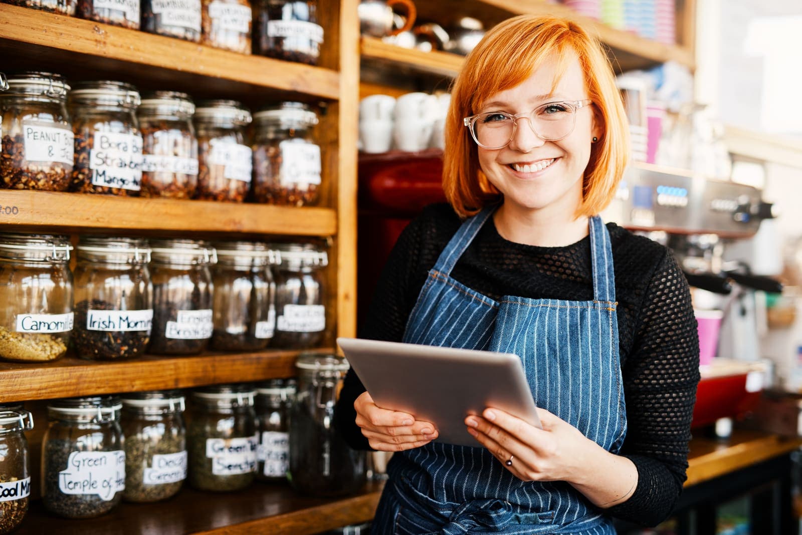 A small-business owner whose contracts keep the shop protected