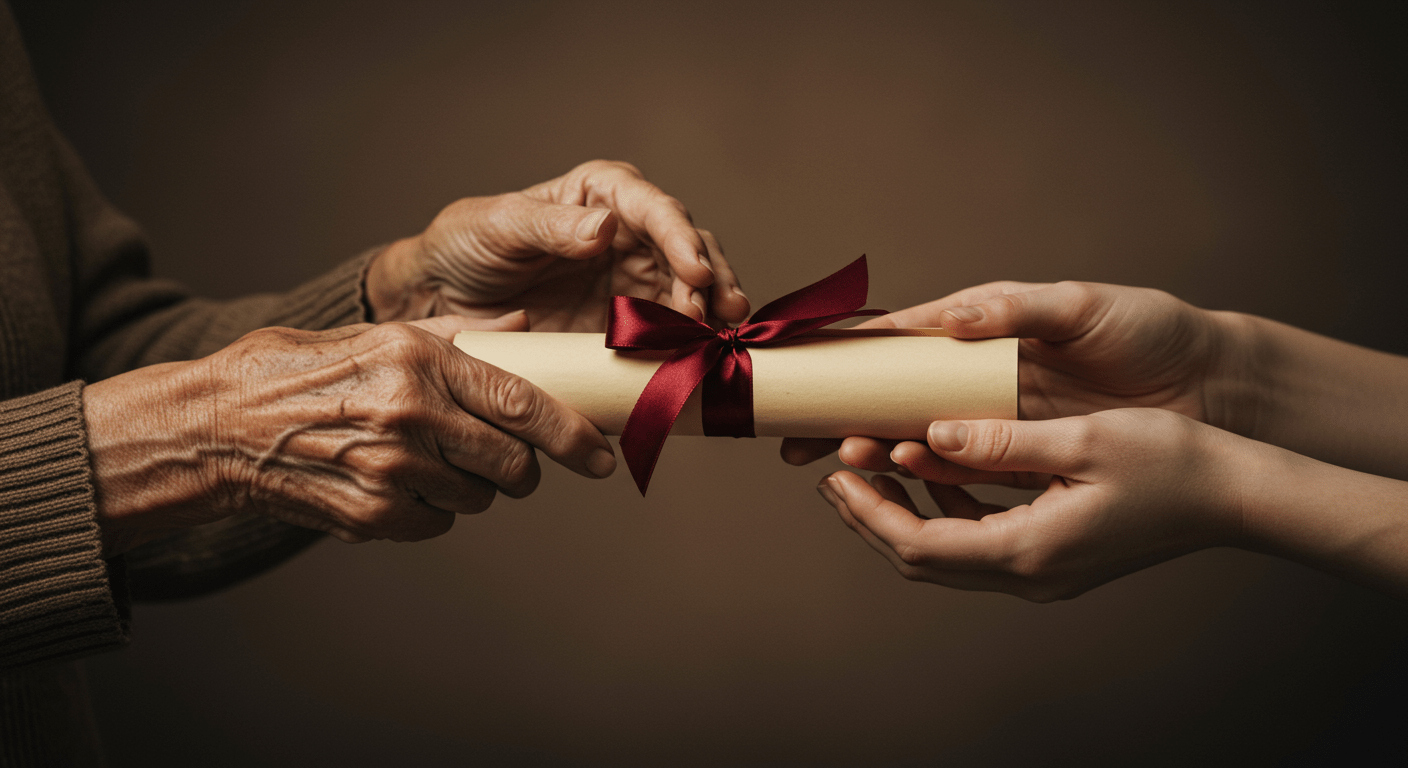 Attorney reviewing a Last Will and Testament with a client in Cleveland | Costaras Law