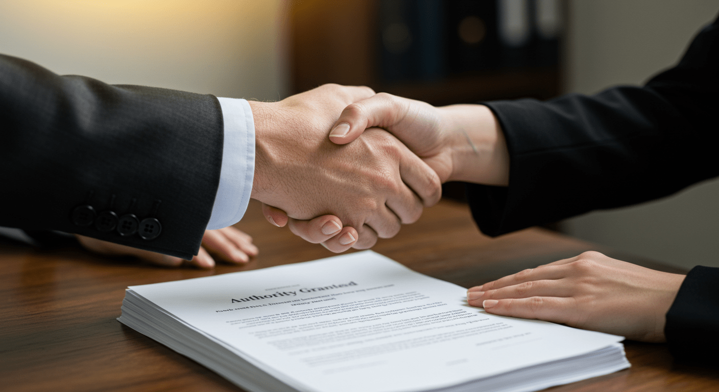 Attorney reviewing Power of Attorney documents with client in Cleveland | Costaras Law